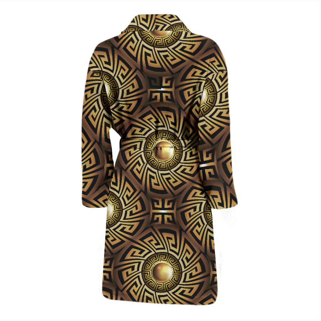 Ancient Greek Print Design LKS3012 Men Bathrobe