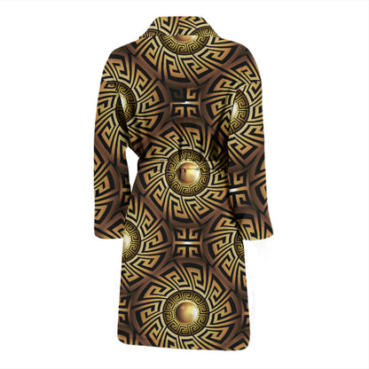 Ancient Greek Print Design LKS3012 Men Bathrobe