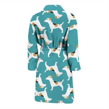 Russell Terriers Print Design LKS301 Men Bathrobe