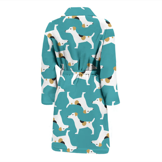 Russell Terriers Print Design LKS301 Men Bathrobe