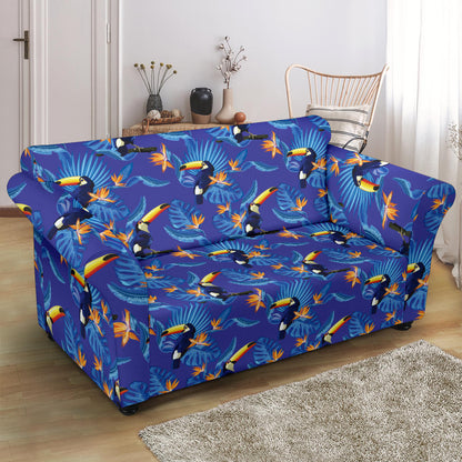 Toucan Print Design LKS306 Loveseat Couch Slipcover