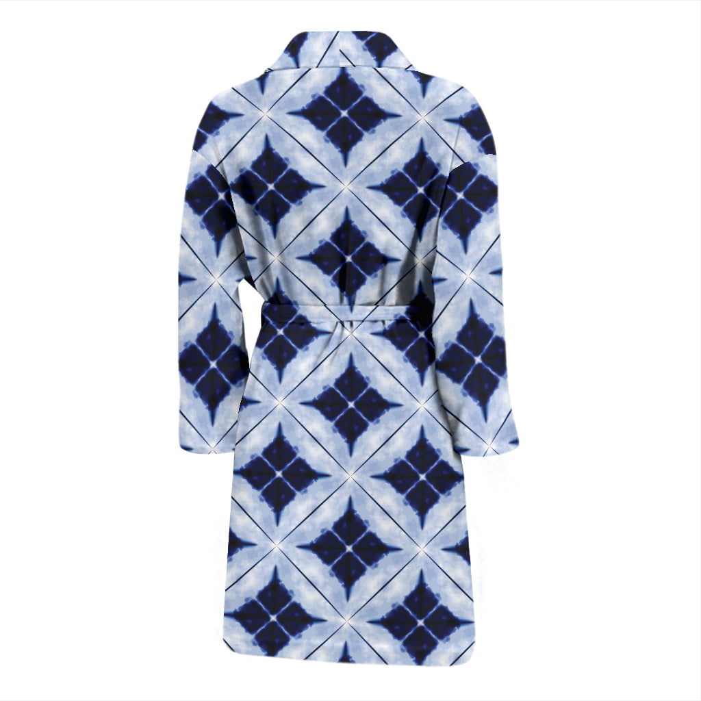 Tie Dye Print Design LKS308 Men Bathrobe