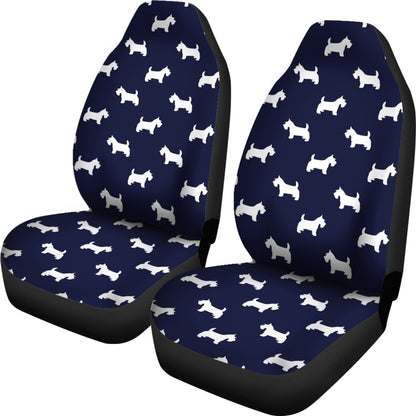 Scottish Terriers Print Design LKS3019 Car Seat Covers