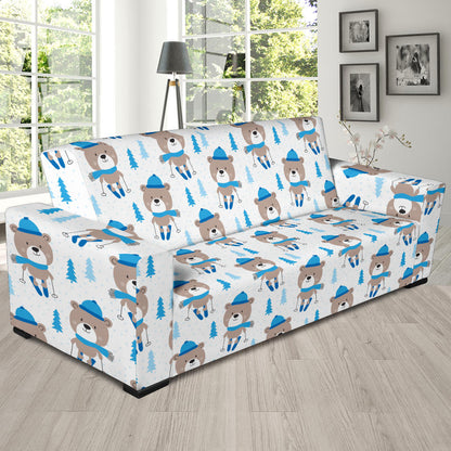 Ski Print Design LKS306 Sofa Slipcover