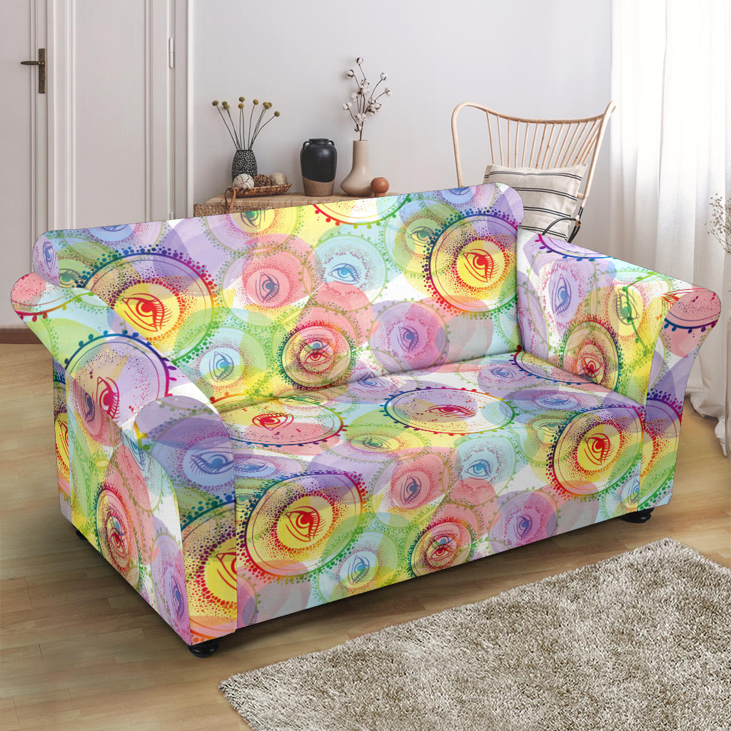 Third Eye Print Design LKS303 Loveseat Couch Slipcover
