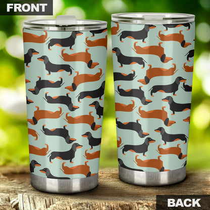 Dachshund Cute Print Pattern Tumbler