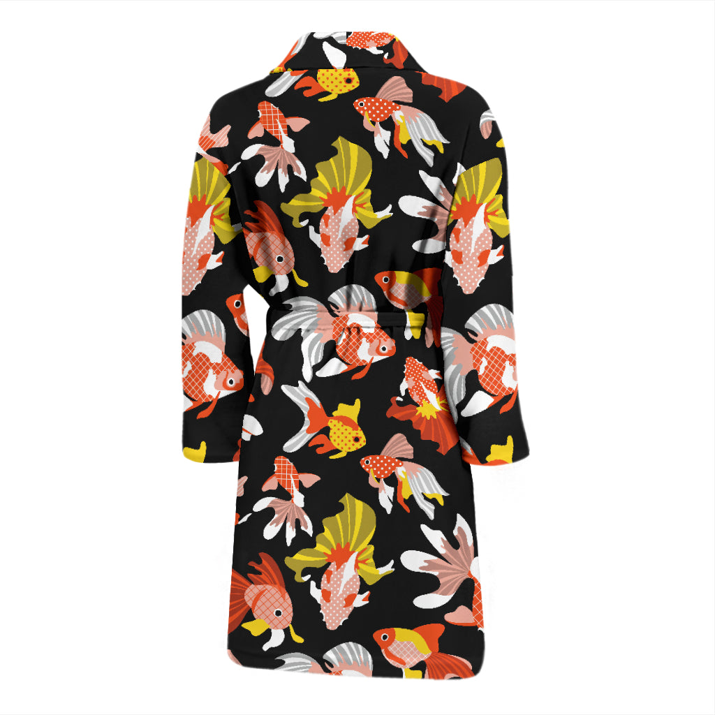 Goldfish Print Design LKS401 Men Bathrobe