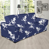 Giant Squid Pattern Print Design 02 Sofa Slipcover