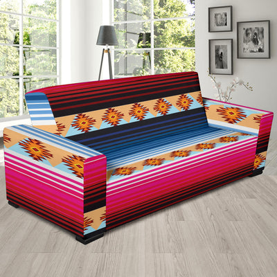 Mexican Pattern Print Design 03 Sofa Slipcover