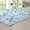 Cow Pattern Print Design 07 Sofa Slipcover