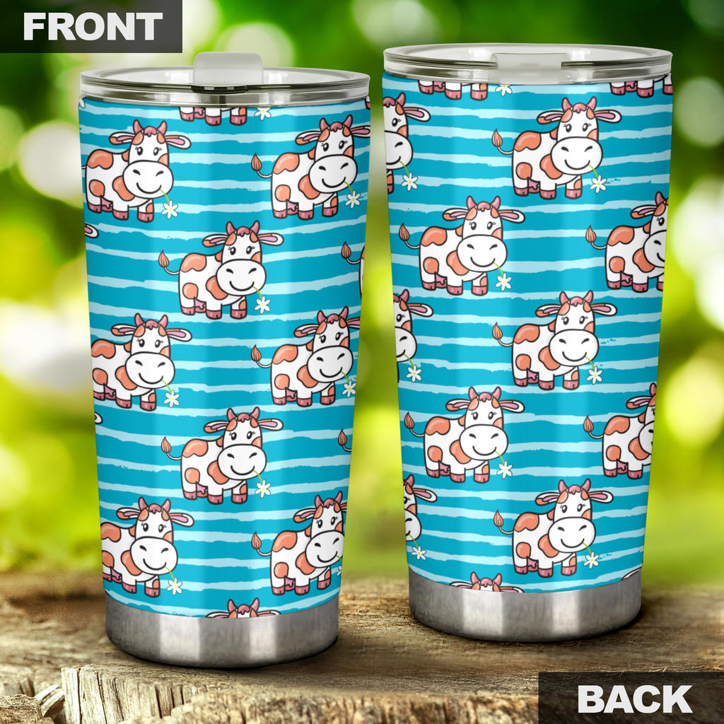Cow Cute Print Pattern Tumbler