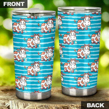 Cow Cute Print Pattern Tumbler