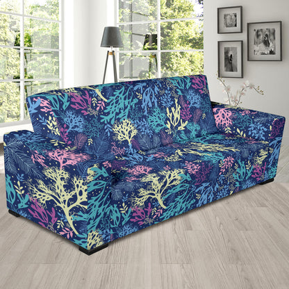 Seaweed Print Design LKS301 Sofa Slipcover