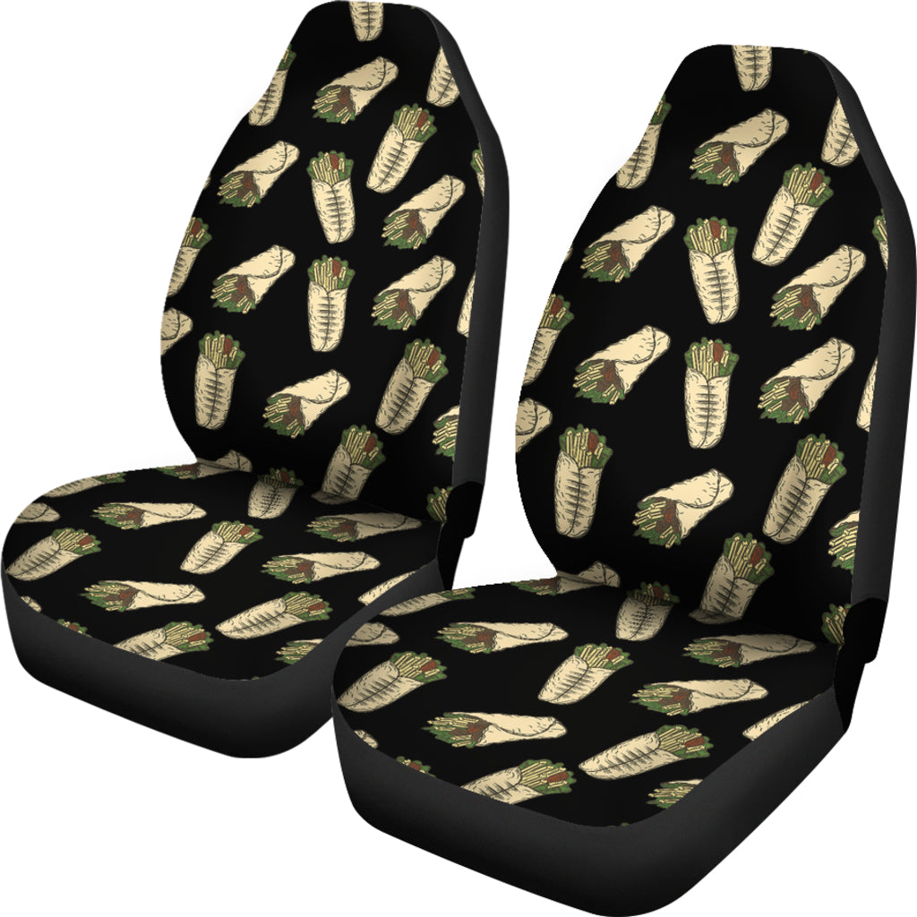 Burrito Print Design LKS303 Car Seat Covers