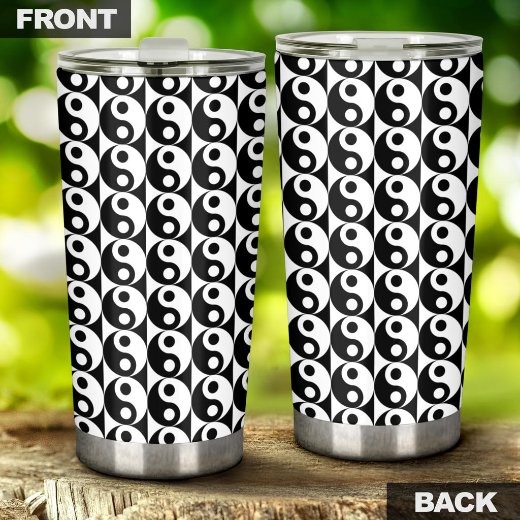 Yin Yang Classic Pattern Design Print Tumbler