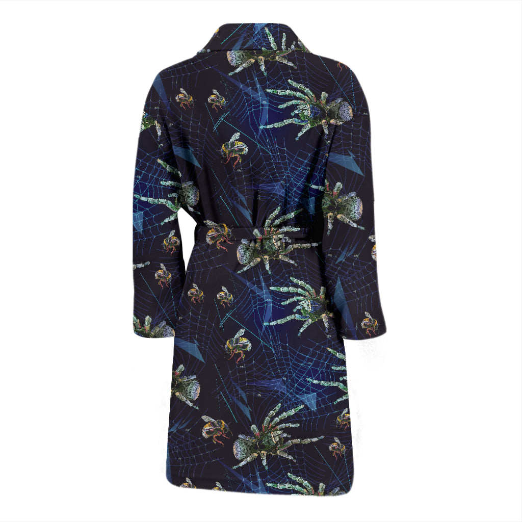 Tarantula Print Design LKS401 Men Bathrobe