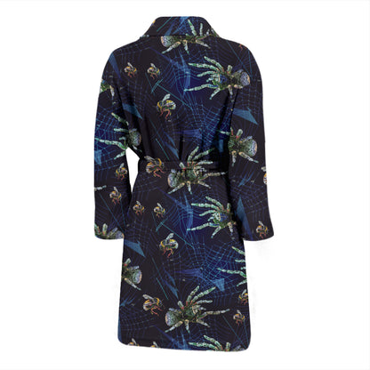Tarantula Print Design LKS401 Men Bathrobe