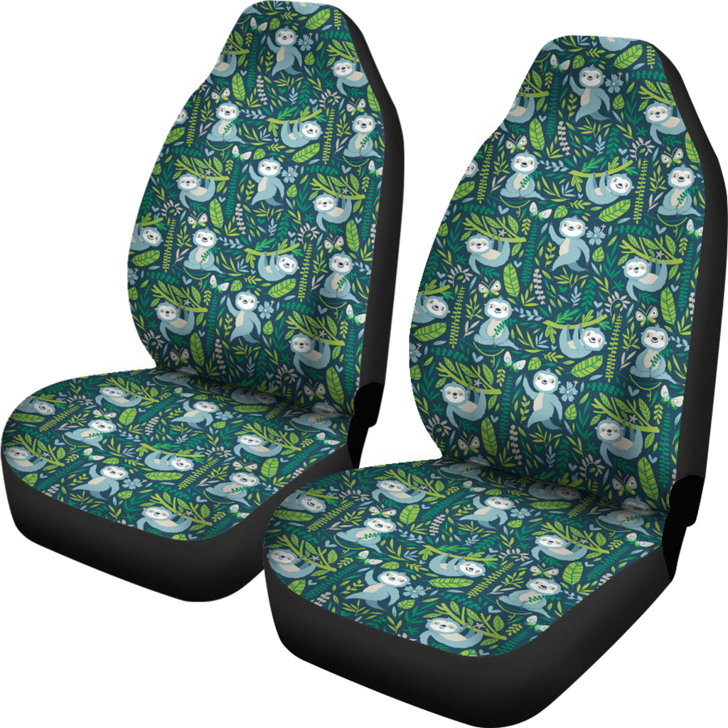 Sloth Print Design LKS304 Car Seat Covers