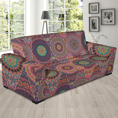 Bohemian Pattern Print Design 07 Sofa Slipcover