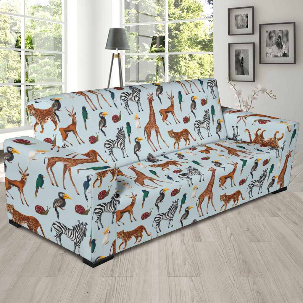 Safari Animal Print Design LKS306 Sofa Slipcover