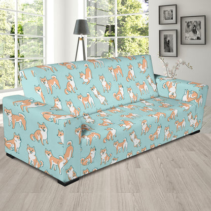 Shiba Inu Print Design LKS304 Sofa Slipcover