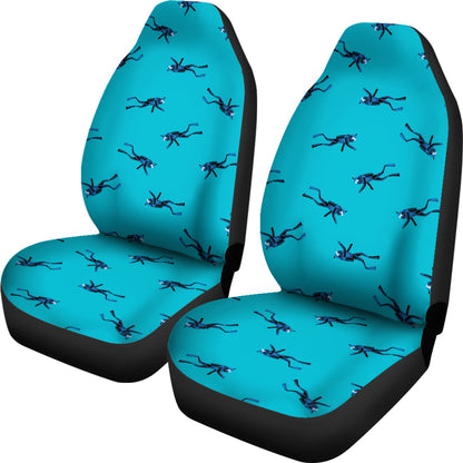 Scuba Driver Print Design LKS304 Car Seat Covers