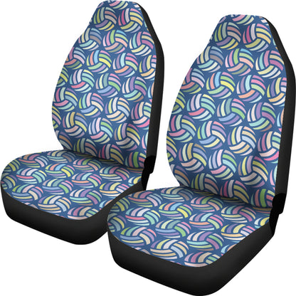 Volleyball Print Design LKS301 Car Seat Covers