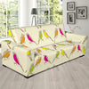 Parakeet Pattern Print Design A01 Sofa Slipcover