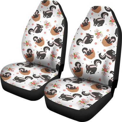 Skunk Print Design LKS304 Car Seat Covers