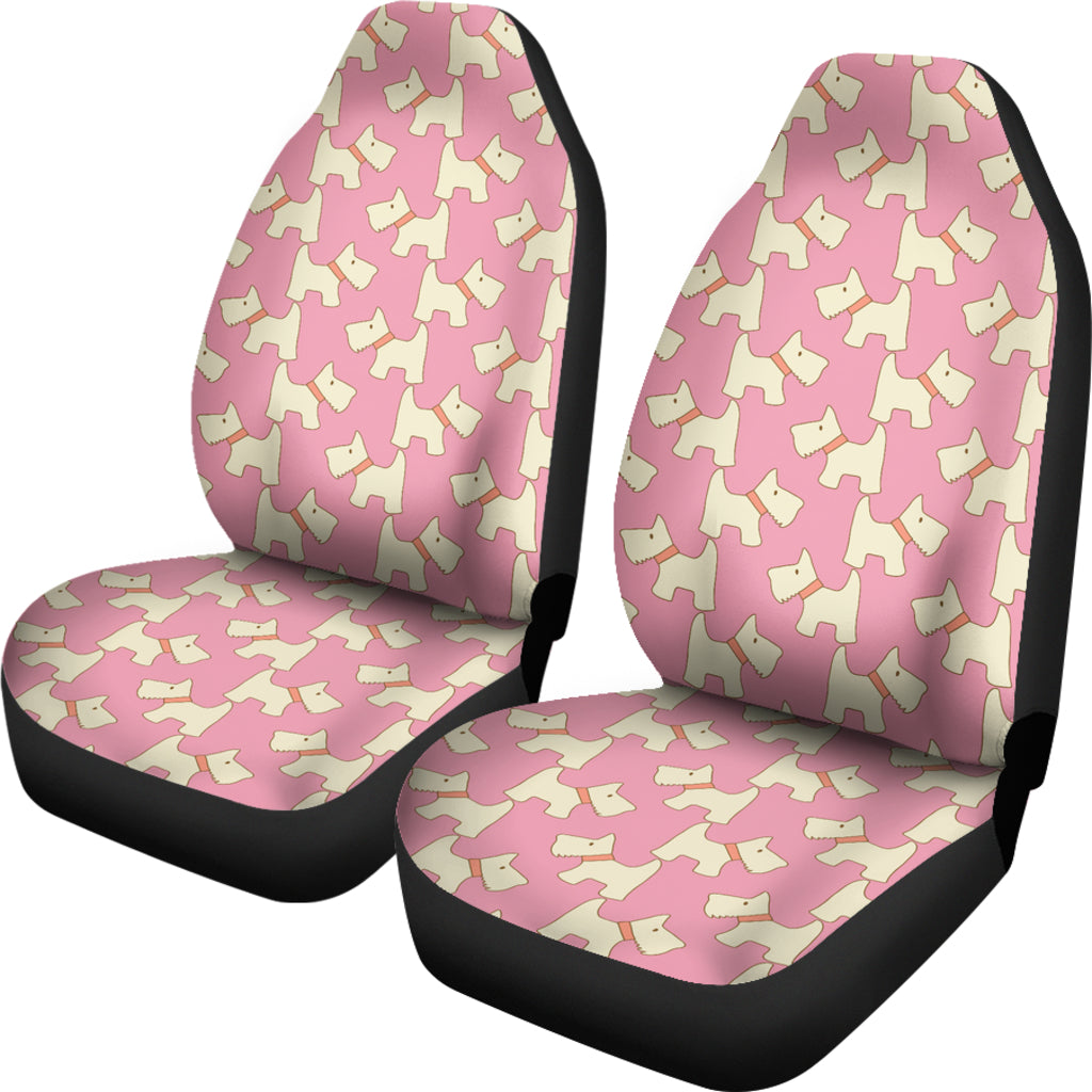 Scottish Terriers Print Design LKS306 Car Seat Covers