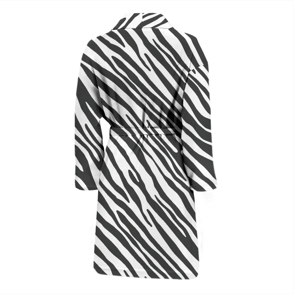 Zebra Classic Print Design LKS302 Men Bathrobe