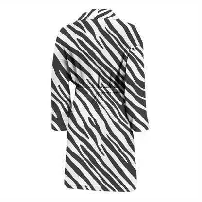 Zebra Classic Print Design LKS302 Men Bathrobe