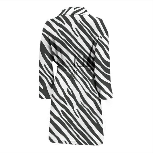 Zebra Classic Print Design LKS302 Men Bathrobe