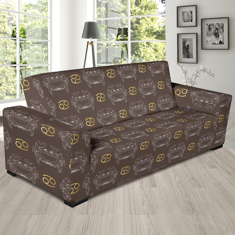 Cancer Zodiac Pattern Print Design 01 Sofa Slipcover