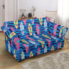 Surfboard Print Design LKS304 Loveseat Couch Slipcover