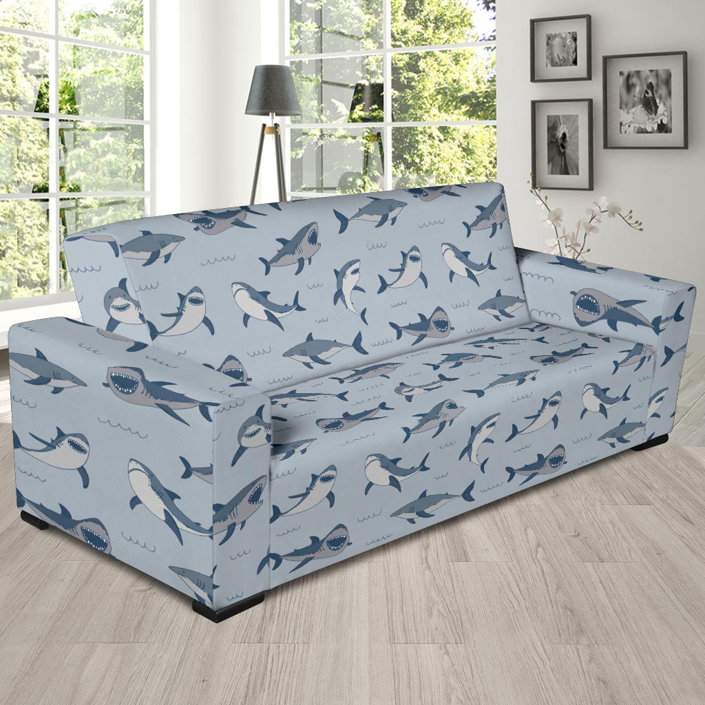 Shark Print Design LKS304 Sofa Slipcover
