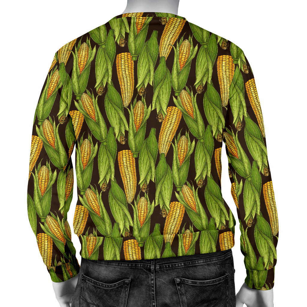 Agricultural Corn cob Print Men Long Sleeve Sweatshirt