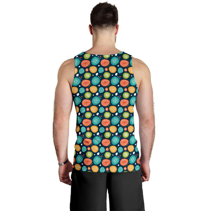 Swedish Themed Design Men Tank Top