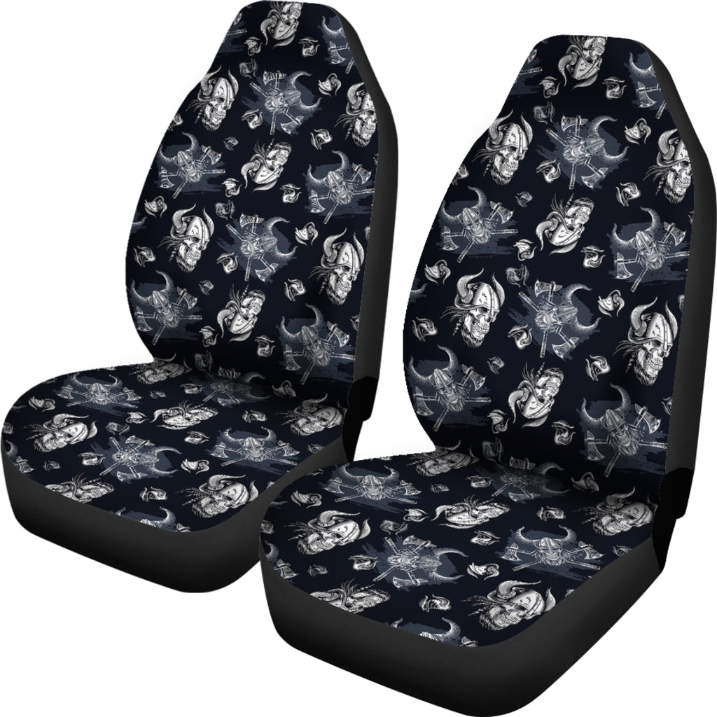 Vikings Print Design LKS304 Car Seat Covers
