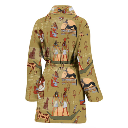 Ancient Greek Classic Pattern Design LKS305 Women Bathrobe