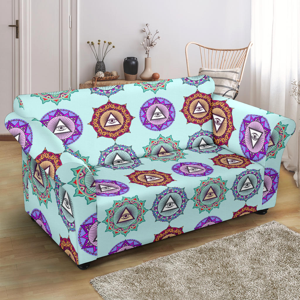 Third Eye Print Design LKS302 Loveseat Couch Slipcover
