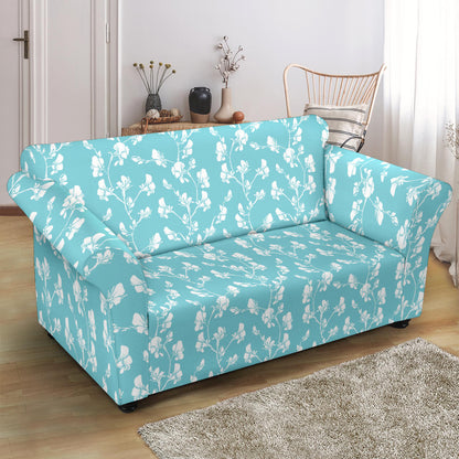 Sweet Pea Print Design LKS302 Loveseat Couch Slipcover