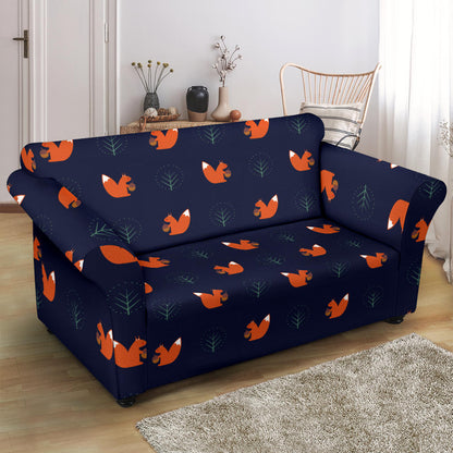 Squirrel Print Design LKS303 Loveseat Couch Slipcover