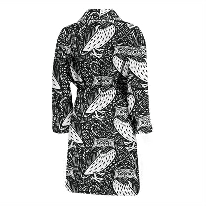 Tribal Pattern Print Design LKS308 Men Bathrobe