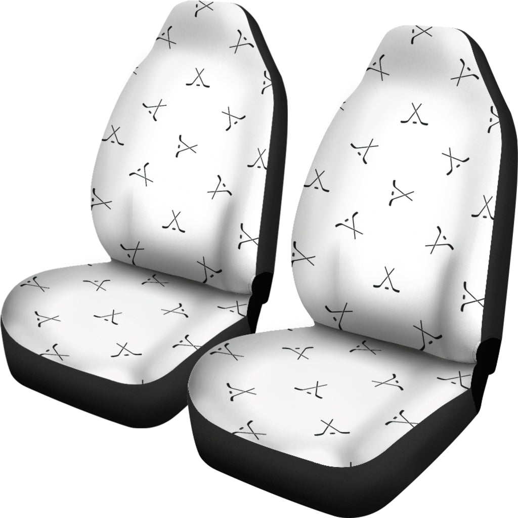 Hockey Print Design LKS304 Car Seat Covers