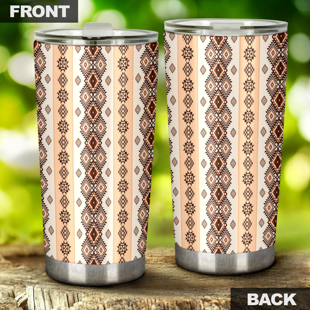 Native Classic Pattern Print Tumbler