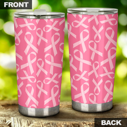 Breast Cancer Awareness Themed Tumbler
