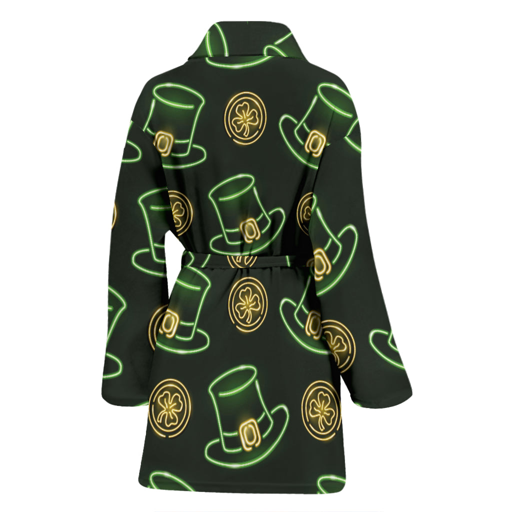 St Patricks Day Print Design LKS308 Women Bathrobe