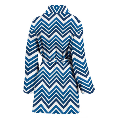 Chevron Print Design LKS403 Women Bathrobe