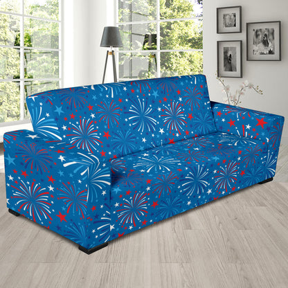 Firework Celebration Print Design LKS304 Sofa Slipcover